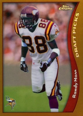 Randy Moss 1998 Topps Chrome Refractor #35 RC Minnesota Vikings - Image 1 of 2
