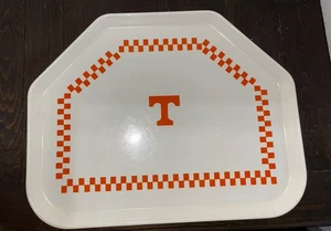 ONE Vintage Camtray Trapezoid Cafeteria Tray White Orange Tennessee TN Vols USA - Picture 1 of 6
