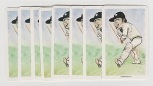 LOTTO 8 CARTE Geoff Boicotta Cricket 1979 I nostri Eroi Mondo dello Sport Venorlandus LTD - Foto 1 di 1