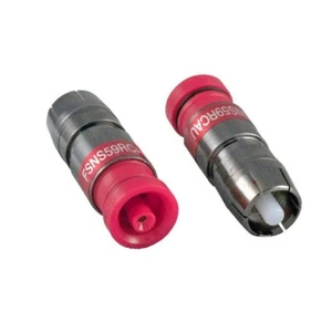 Belden FSNS59RCAU-25 Male Plug RG-59 RCA Coax Compression Connector Pack of 25 - Picture 1 of 1