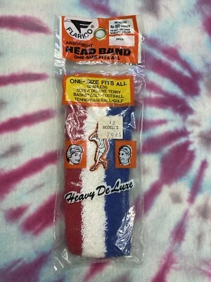 Flarico 1960s Sports Absorbent Headband Brand New Retro Rare Collectible Classic - Image 1 of 4