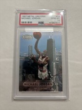 1997-98 Metal Universe Championship Michael Jordan #23 PSA 10 Gem Mint Bulls