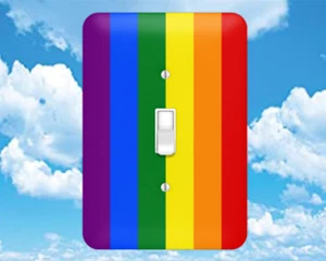 Hübsche LGBTQ PRIDE Metallschalter Licht, Wippschalterabdeckungen, Steckdosenabdeckungen - Bild 1 von 16
