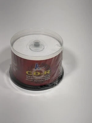 CD-R 80 Min 700MB 50-Pack Compact Disc Recordable 40X K multi speed sealed pack - Image 1 of 4