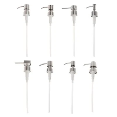 Stainless Steel Soap and Lotion Dispenser Pumps for Head Replacement for Your - Image 1 of 4