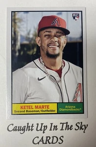 2024 Topps Archives Ketel Marte 61 Design Variation RC Error SP Diamondbacks - Picture 1 of 2