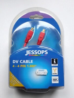 DV Cable 4-4 Pin 1.8M Jessops Gold Series - Image 1 of 4