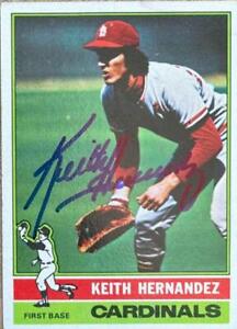 Keith Hernandez Autographed 1976 Topps #542