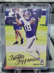 Justin Jefferson 2020 Chronicles Luminance  Rookie RC #217 Vikings - Picture 1 of 2
