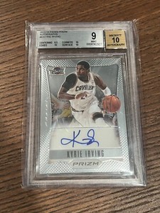 BGS 9 2012-13 Panini Prizm Kyrie Irving Rookie Autograph RC #4 3 10 Subs 10 Auto
