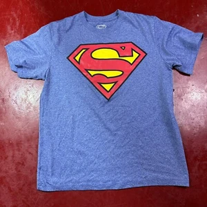 Camisa DC Comics Superman Big Symbol Logo Niños Talla Grande L Camiseta - Imagen 1 de 7