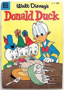 DONALD DUCK #46 FN- Comic 1956 ~ "Secret of Hondorica" by CARL BARKS - Bild 1 von 6