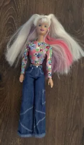 VINTAGE HAPPENIN' HAIR BARBIE BY MATTEL 1998 No Brush No Shoes - Picture 1 of 2