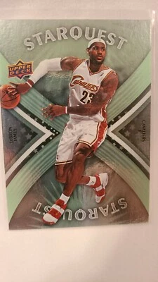 2008-09 Upper Deck Starquest Lebron James Green Parallel Holofoil  - Image 1 of 2
