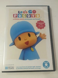 Pocoyo Let´s Go Aprende Ingles Temporada 3 Parte 1 - DVD Español Ingles Rg 2 Am - Foto 1 di 6