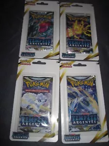 POKEMON 4 BOOSTER TEMPÊTE ARGENTEE ARTSET EPEE ET BOUCLIER EB12 SOUS BLISTER FR - Picture 1 of 6