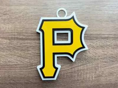 Pittsburgh Pirates Oversized Pendant – Bold Baseball Fan Necklace, Game Jewelry - Image 1 of 2