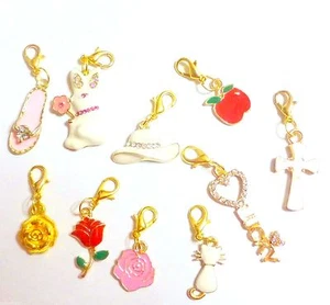 Enamel Gold Plated Clip-on European Charm Select from drop-down menu - Picture 1 of 17