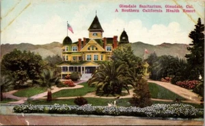 GLENDALE SANITARIUM Glendale, CA Southern California Health Resort Postcard - Picture 1 of 2