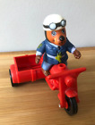 Playskool Red Police Motorcycle with Sidecar Richard Scarry 1976 Hong Kong Toys