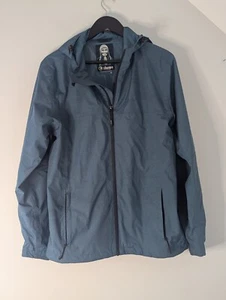 SHERPA Hungchi Mens Rain Jacket Teal  Hooded Medium - Picture 1 of 12
