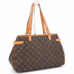 Louis Vuitton Monogram Batignolles Horizontal M51154 Tote Shoulder Bag Brown - Picture 1 of 10