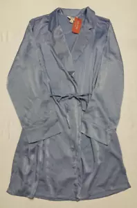 Accappatoio Stato Diurno Collo Dentellato Blu S - Foto 1 di 4