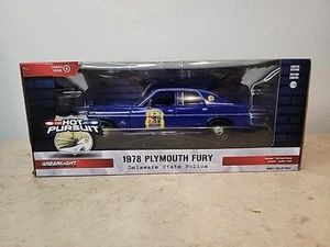 1:24 Greenlight 1978 Plymouth Fury Delaware State Police CHASE - Green Machine - Picture 1 of 9