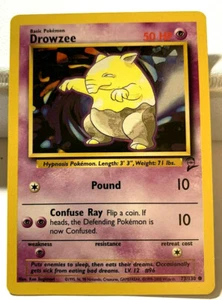 DROWZEE - Base Set 2 - 73/130 - Common - Pokemon Card - Unlimited - 2000 - NM - Picture 1 of 2