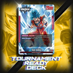 JUEGO DE CARTAS DE MAZO DE INICIO MUNDIAL LISTO PARA JUGAR DRAGON BALL FUSION EN INGLÉS - Imagen 1 de 40