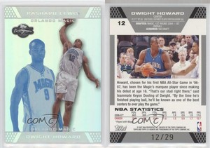 2007-08 Topps Co-Signers Silver Blue Foil /29 Dwight Howard Rashard Lewis #12.1