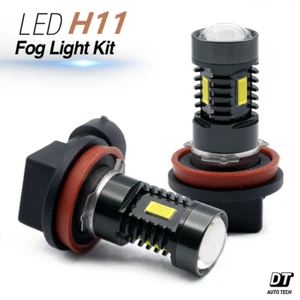 Syneticusa 2x H11 H8 H9 LED Headlight Bulbs Fog Light 6000k White Bright 96W - Picture 1 of 8
