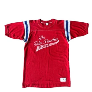 Vintage 70er Jahre The Palm Beaches Florida T-Shirt Herren Größe M 70s - Bild 1 von 9