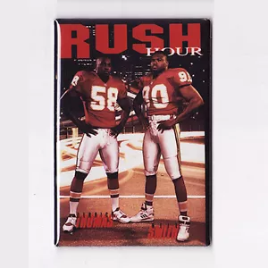 DERRICK THOMAS NEIL SMITH / RUSH HOUR 2" x 3" COSTACOS POSTER MAGNET NFL CHIEFS - Bild 1 von 4