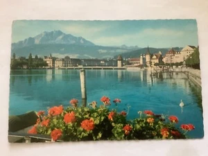 Lucerna y Pilato Suiza, Postal - Imagen 1 de 2