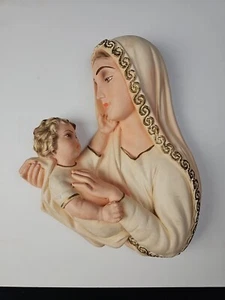 Michigan Composition & Lamp Co. Jesus Mary 1960 Detroit Ceramic - Picture 1 of 13
