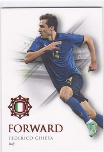 2023 Futera Unique Base Orange #063 Federico Chiesa Italy 03/53