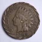 1906 Indian Head Cent Penny COOL ENGRAVING DETAILS OLD RARE Coin B060