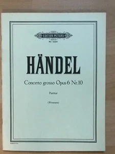 Handel: Concerto Grosso Opus 6 No 10 - Full Score - Picture 1 of 1