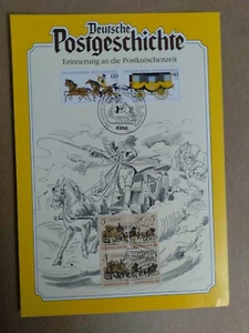 ALEMANIA RDA Deutsche Posthistory Mophila '85 Sozphilex '85 Primer Día Edición  - Imagen 1 de 5