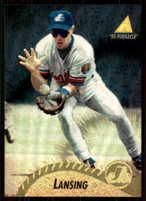 1995 Pinnacle Museum Collection Mike Lansing Montreal Expos #408 - Image 1 of 2