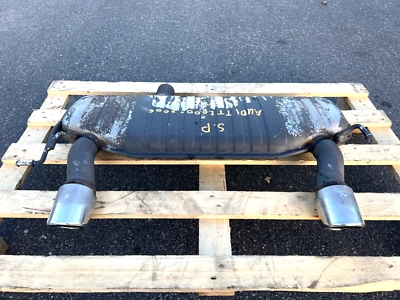 AUDI TT QUATTRO 2000-2006 1,8 L 225 HP SILENCIADOR ESCAPE TRASERO DOBLE TUBO OEM Foto 1 de 4