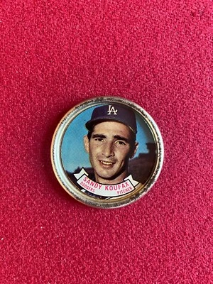 1964, Sandy Koufax, moneda de coleccionista "TOPPS" (escasa/de colección) Dodgers Foto 1 de 2