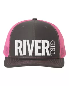 RIVER GIRL, ANGELMÜTZE, BOOTFAHREN, SCHWIMMEN, Snapback, Truckermütze, weißer Text - Bild 1 von 20