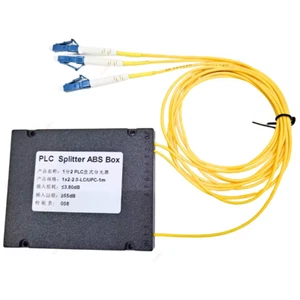 ABS Gehäuse 1x2/4 PLC Optischer Splitter mit LC/UPC Stecker Glasfasernetzwerk - Bild 1 von 8