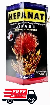 HEPANAT JARABE HEPATICO Y COLERETICO FRASCO DE 250 ML - Imagem 1 de 3