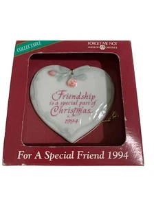 AGC / FORGET ME NOT CHRISTMAS ORNAMENT ~ FOR A SPECIAL FRIEND ~ 1994 *New - Picture 1 of 4