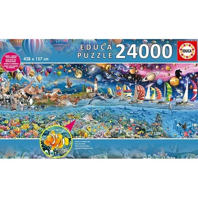Puzzle - 24000 pièces - Grand modèle - La vie - Animaux - Mer - Nature - Educa - Photo 1/4