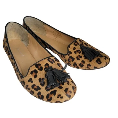 Planos de ballet Nine West para mujer 7M parsel leopardo pelo de becerro borla clásicos  Foto 1 de 4