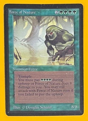 MTG FORCE OF NATURE Beta (OldManMTG 012-544) - Image 1 of 4